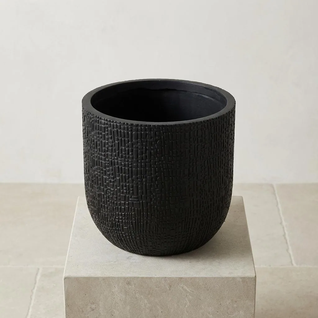 Capi Pot Bol Skin Anthrazit - D14cm - 13cm
