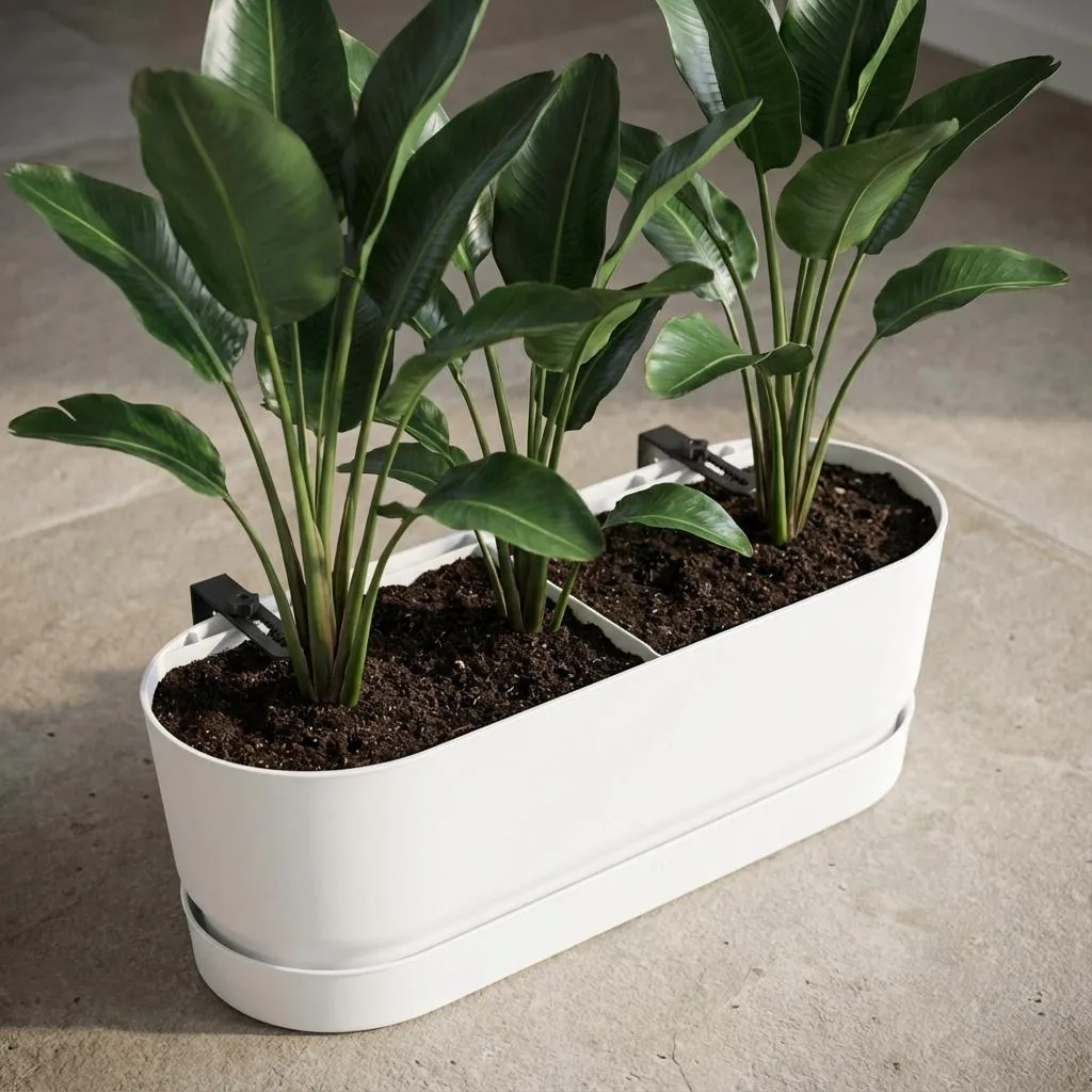 Elho Pot Greenville Easy Balcony D25cm - Weiß