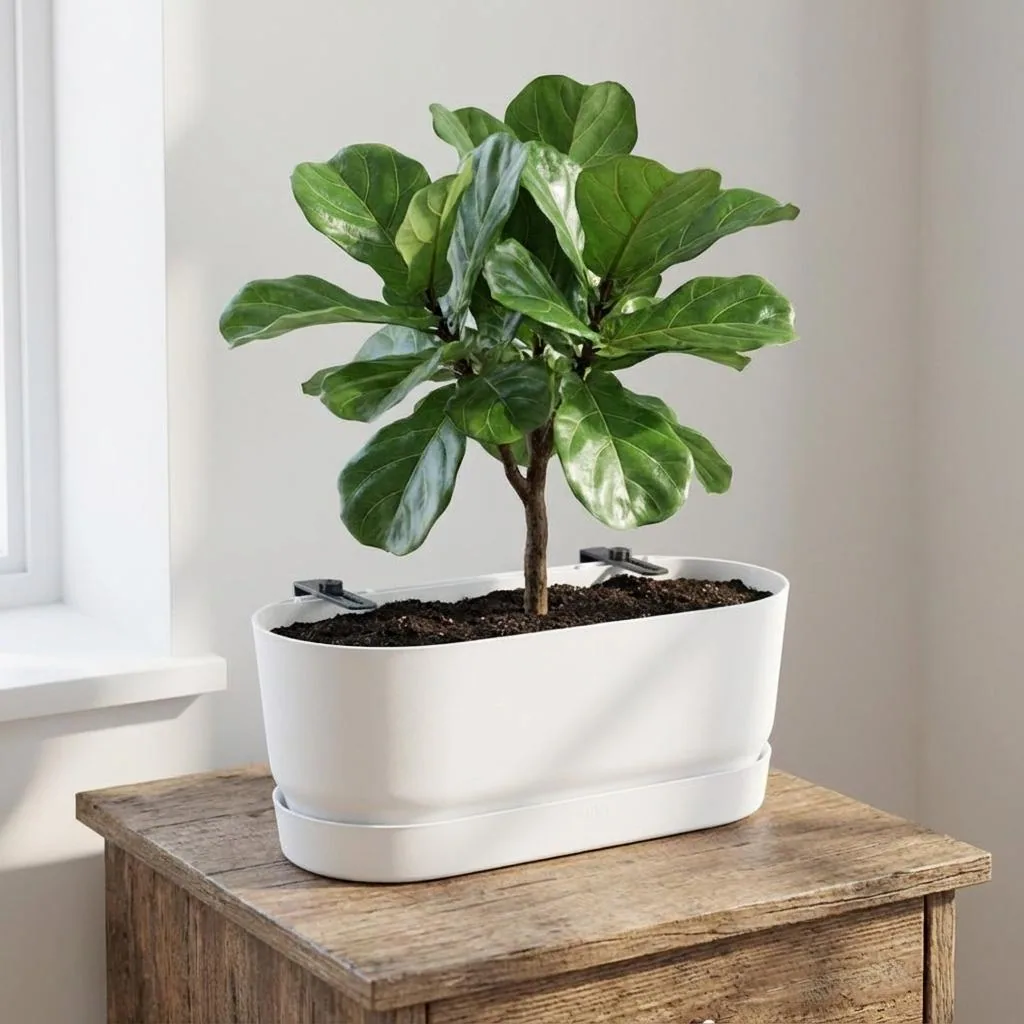 Elho Pot Greenville Easy Balcony D25cm - Weiß