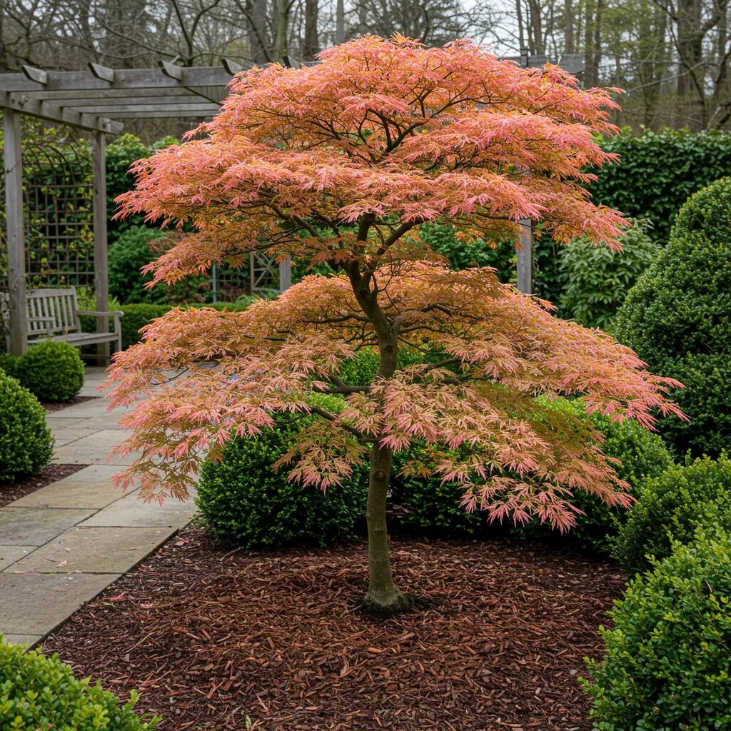 Fächerahorn 'Iyoshi' (Acer palmatum) – winterharter Zierstrauch, Topf-Ø 19 cm, Höhe ca. 70 cm