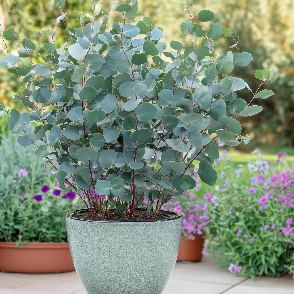 Eukalyptus 2er-Set (Eucalyptus) – bedingt winterharter Blaugummibaum, Topf-Ø 17 cm, Höhe ca. 40 cm