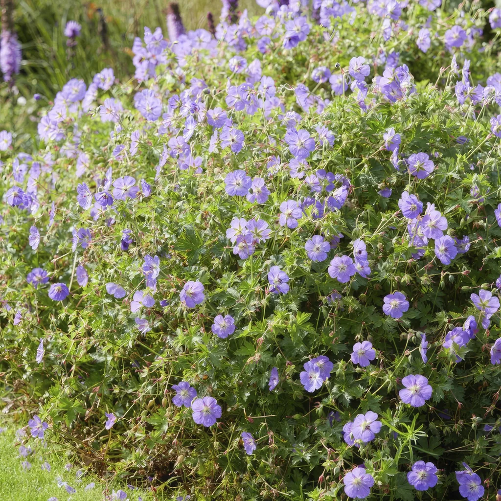 Storchschnabel 'Rozanne' 48er-Set (Geranium) – Staude, Topf-Ø 9 cm, Höhe ca. 10–25 cm