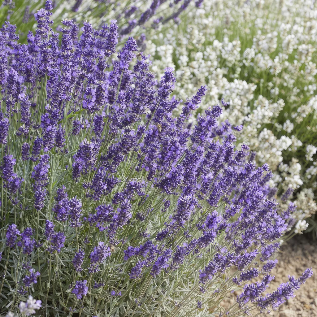 Echter Lavendel 'Hidcote' 48er-Set (Lavandula angustifolia) – winterharte Staude, Topf-Ø 9 cm, Höhe ca. 25 cm