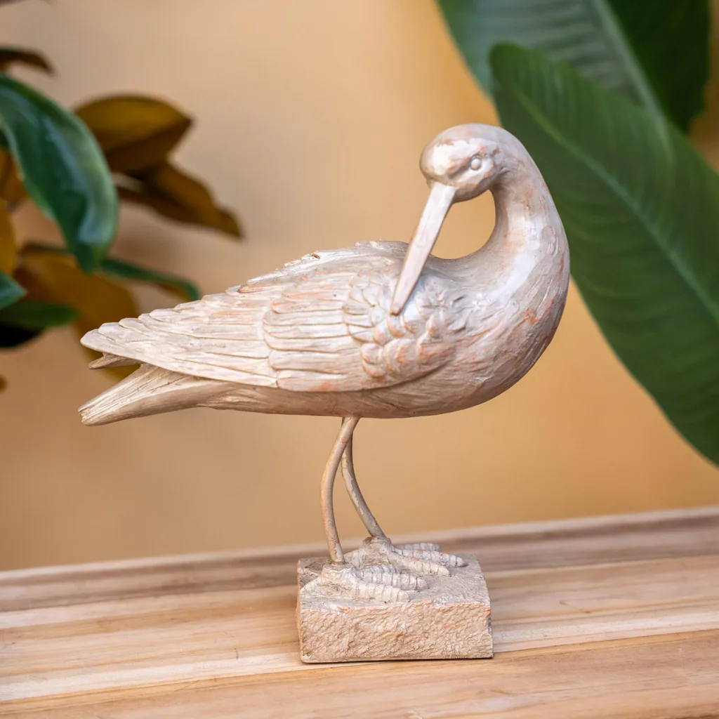 Zier Vogel - Polyresin - Höhe ca. 25,5 cm