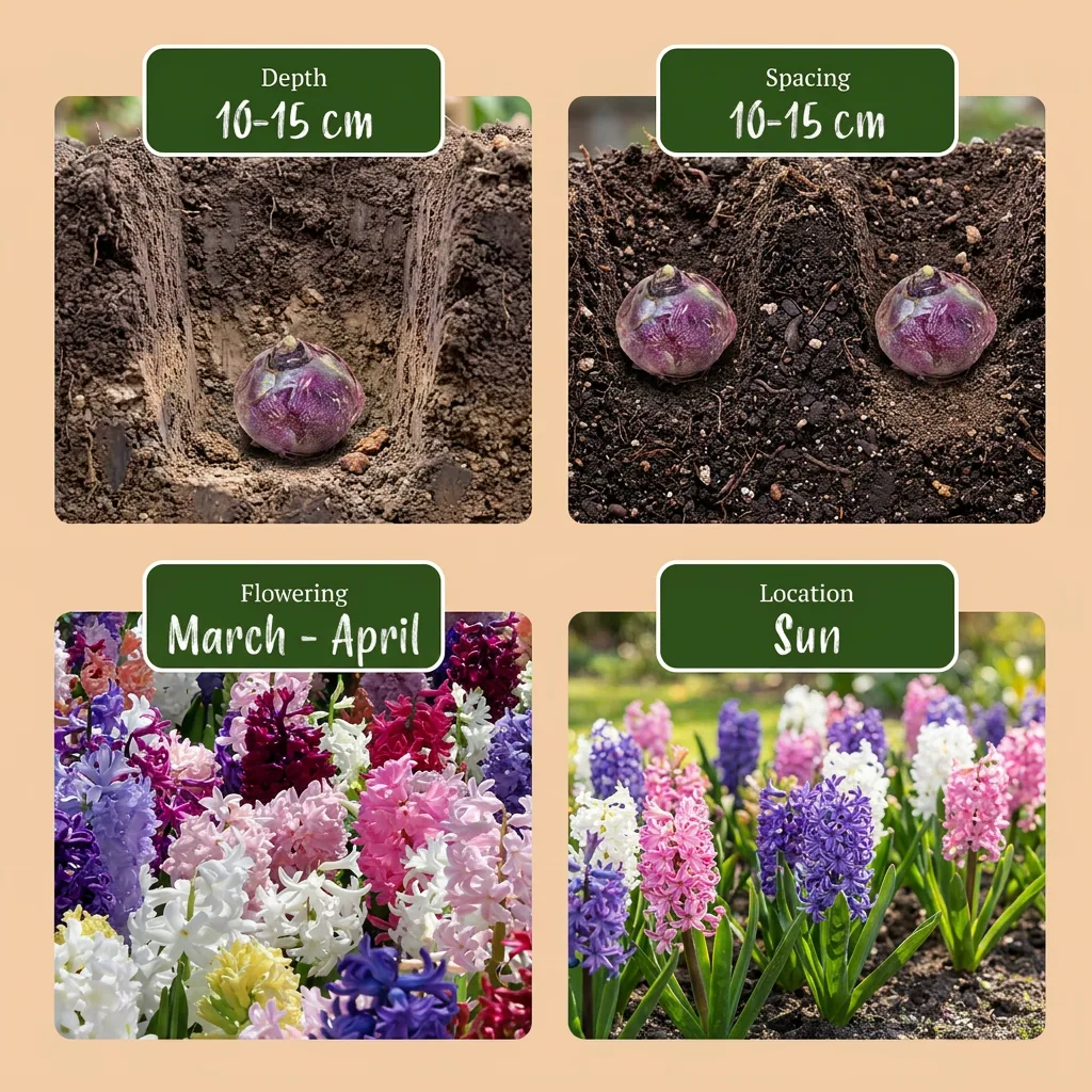 Hyazinthe (Hyacinthus orientalis) – Blumenzwiebeln, 10 Zwiebeln
