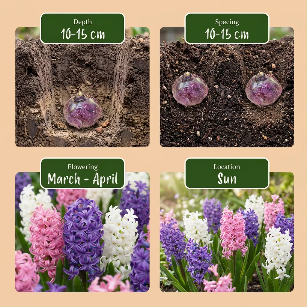 Hyazinthe 'Pastel' (Hyacinthus orientalis) – Blumenzwiebeln, 10 Zwiebeln