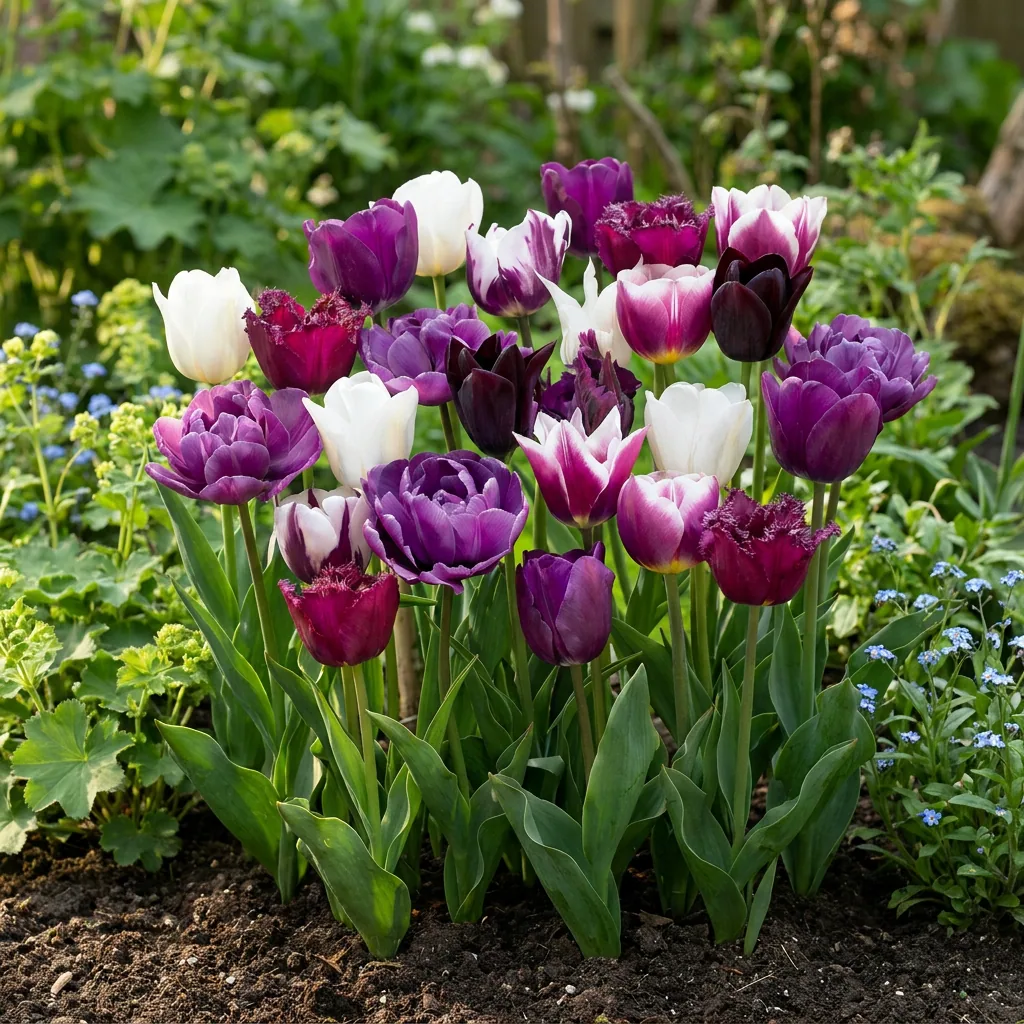 Tulpe 'Blueberry' (Tulipa) – Blumenzwiebeln, 12 Zwiebeln