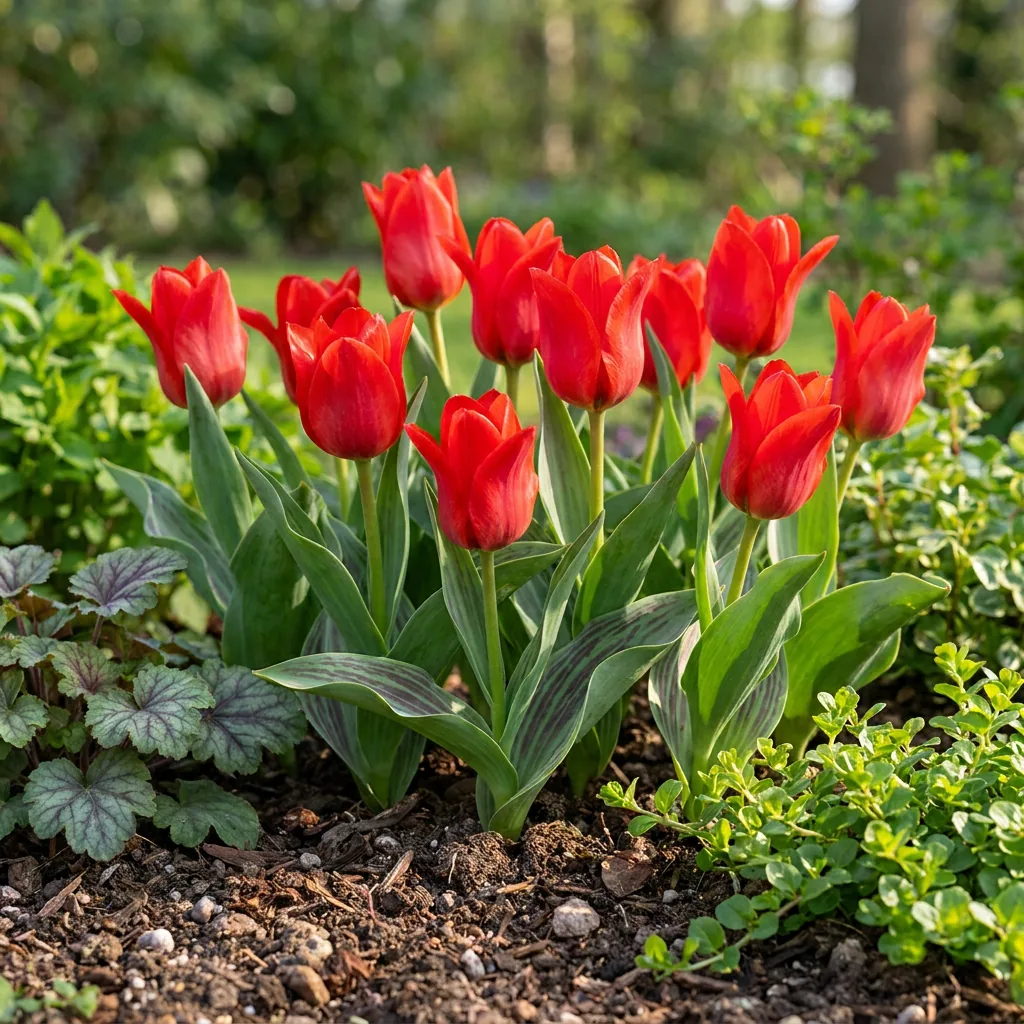 Tulpe 'Greigii Red' (Tulipa) – Blumenzwiebeln, 15 Zwiebeln