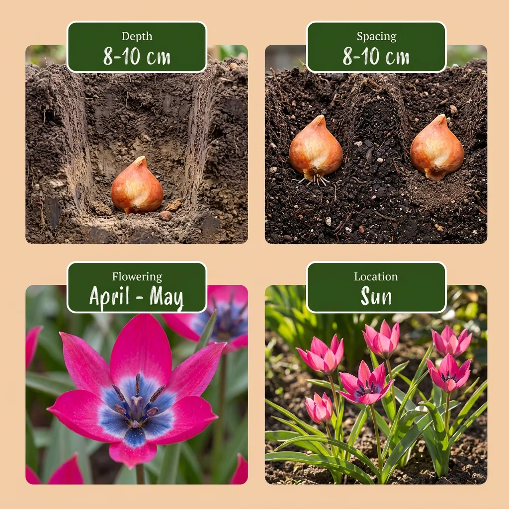 Tulpe 'Little Beauty' (Tulipa) – Blumenzwiebeln, 25 Zwiebeln