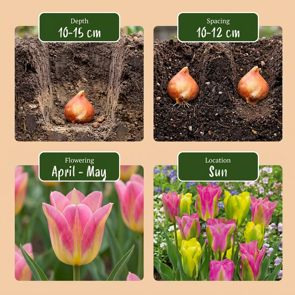 Tulpe 'Strawberry Lemonade' (Tulipa) – Blumenzwiebeln, 12 Zwiebeln