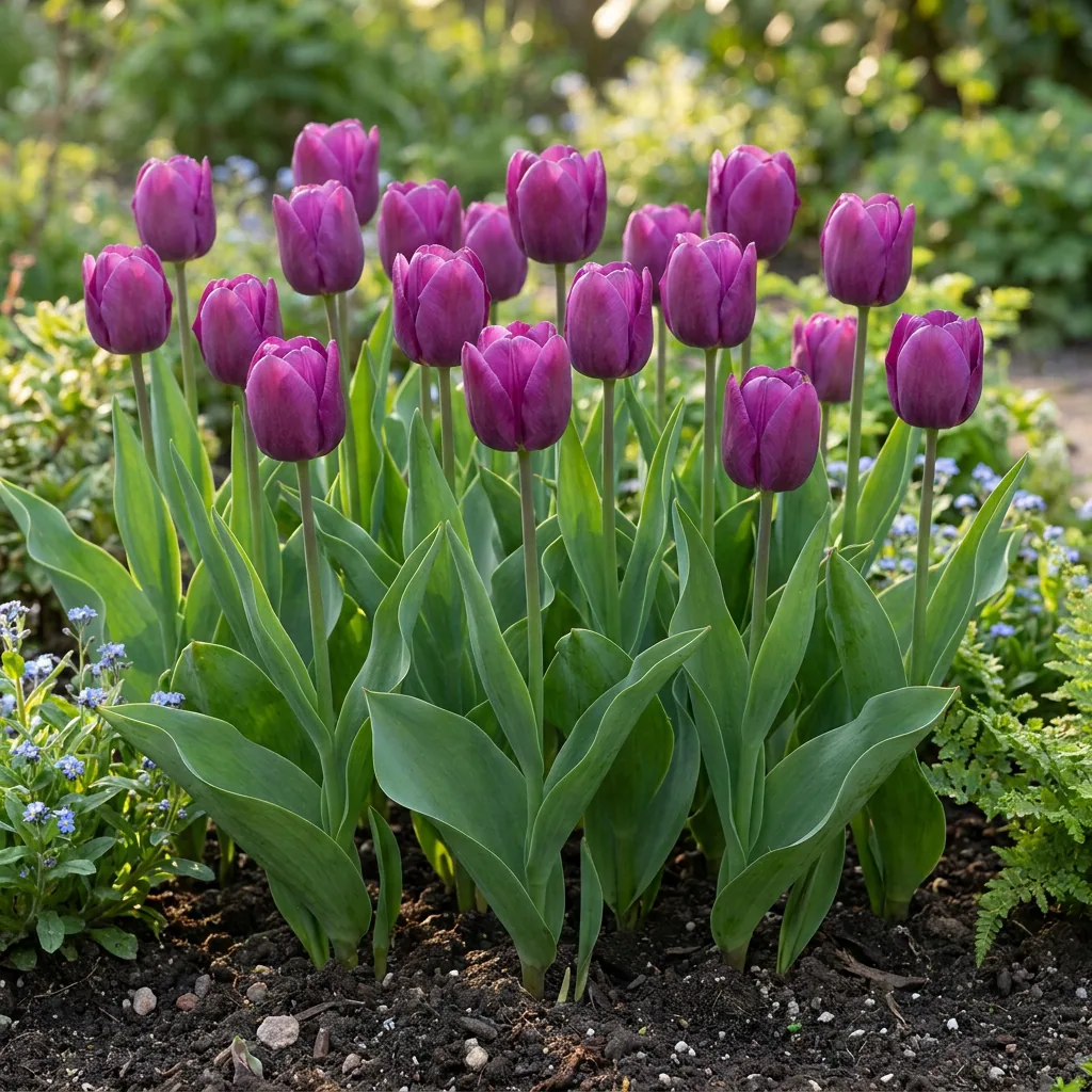 Tulpe 'Triumph Purple' (Tulipa) – Blumenzwiebeln, 15 Zwiebeln