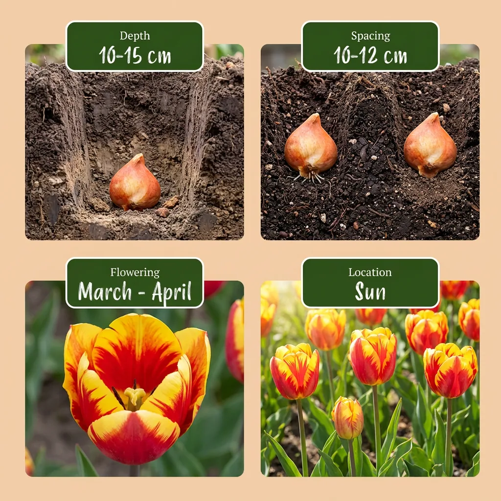 Tulpe 'Triumph' (Tulipa) – Blumenzwiebeln, 15 Zwiebeln