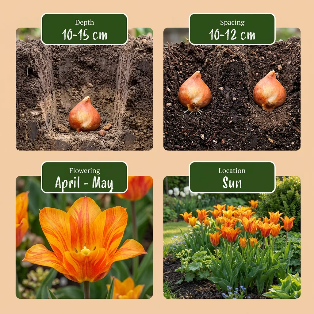 Tulpe 'Vendeeglobe' (Tulipa) – Blumenzwiebeln, 12 Zwiebeln