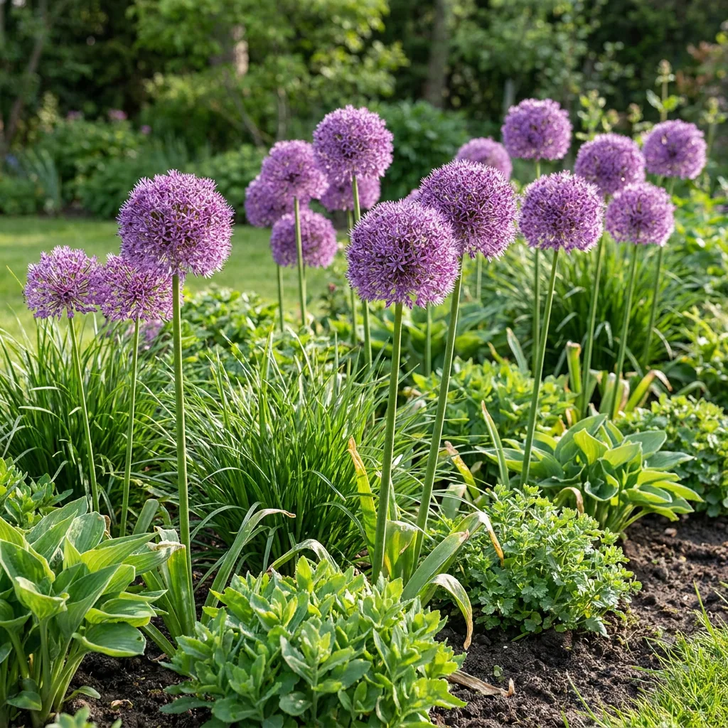 Zierlauch 'Gladiator' (Allium giganteum) – Zierlauch-Zwiebeln, 5 Zwiebeln
