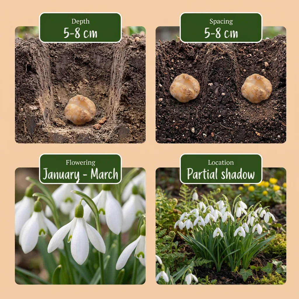 Schneeglöckchen 'Elwesii' (Galanthus) – Blumenzwiebeln, 25 Zwiebeln
