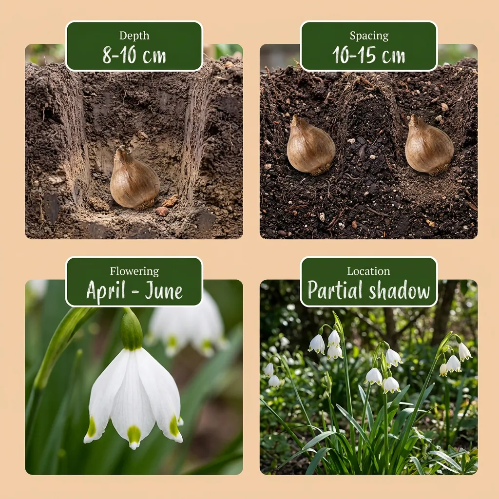 Sommerknotenblume 'Aestivum' (Leucojum aestivum) – Zwiebelblumen, 20 Zwiebeln