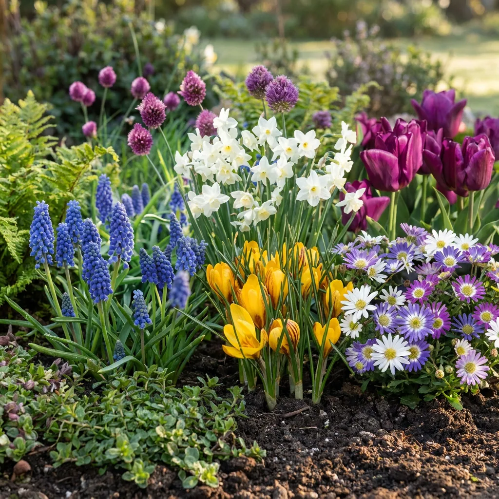 Blumenzwiebel-Gartenmischung – Blumenzwiebeln, Frühlingsblüher, 125 Zwiebeln