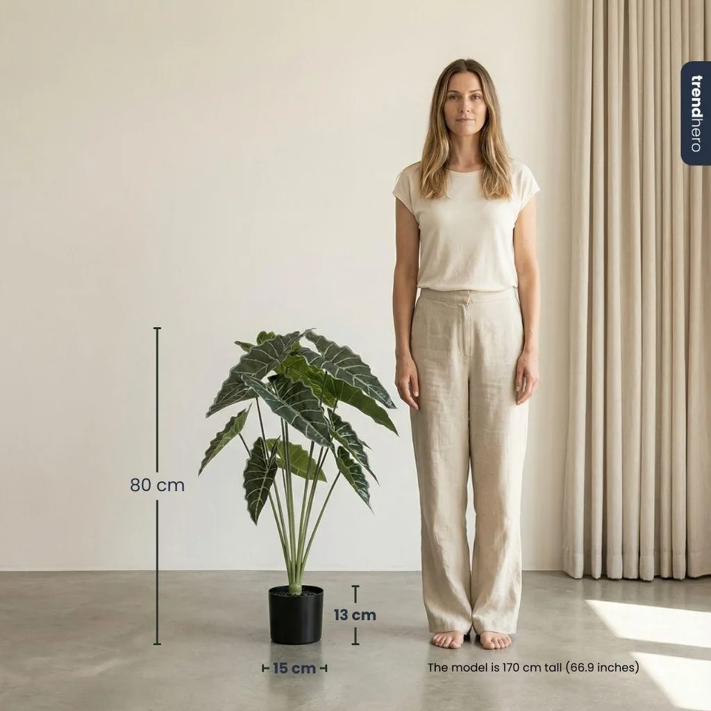 Alocasia 80cm - Kunstpflanze - Artificial plant