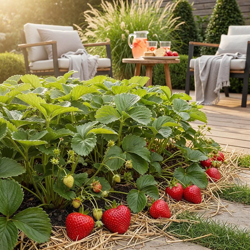 Erdbeere 'Elvira' 6er-Set (Fragaria) – winterharte Beerenobst-Pflanze, Topf-Ø 9 cm