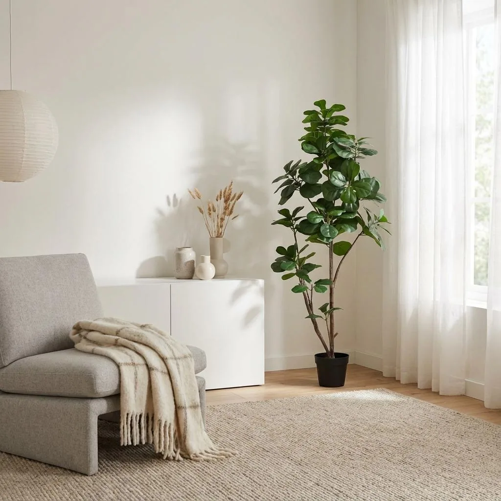Künstlicher Ficus lyrata verzweigt - 150cm