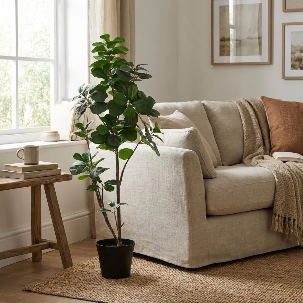 Künstlicher Ficus lyrata verzweigt - 150cm