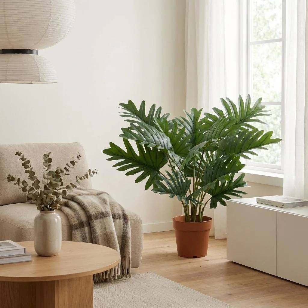 Künstlicher Philodendron Selloum - 70 cm