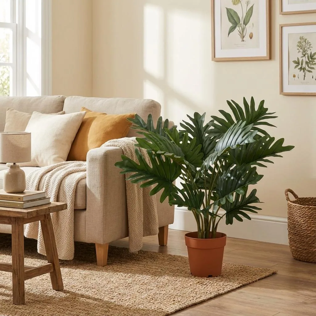 Künstlicher Philodendron Selloum - 70 cm