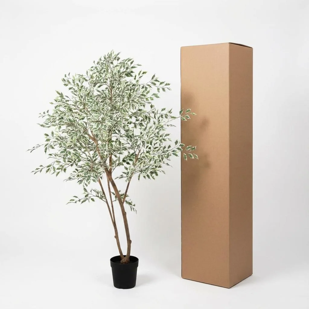 KÜNSTLICHER Ficus benjamina variegata - 185 cm