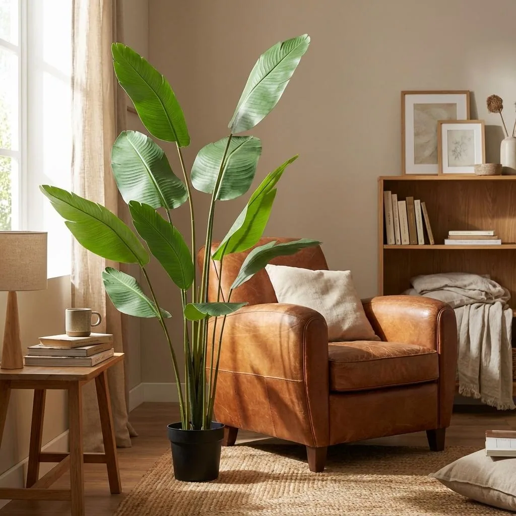 KÜNSTLICHE Strelitzia Nicolai - 180 cm