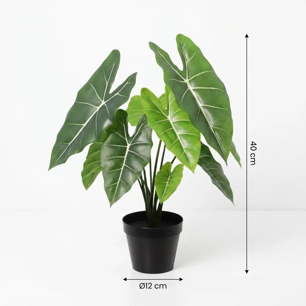 Künstliche Alocasia Polly - 40cm