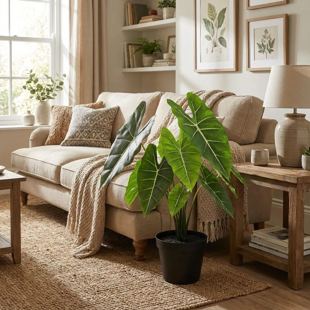 Künstliche Alocasia Polly - 40cm