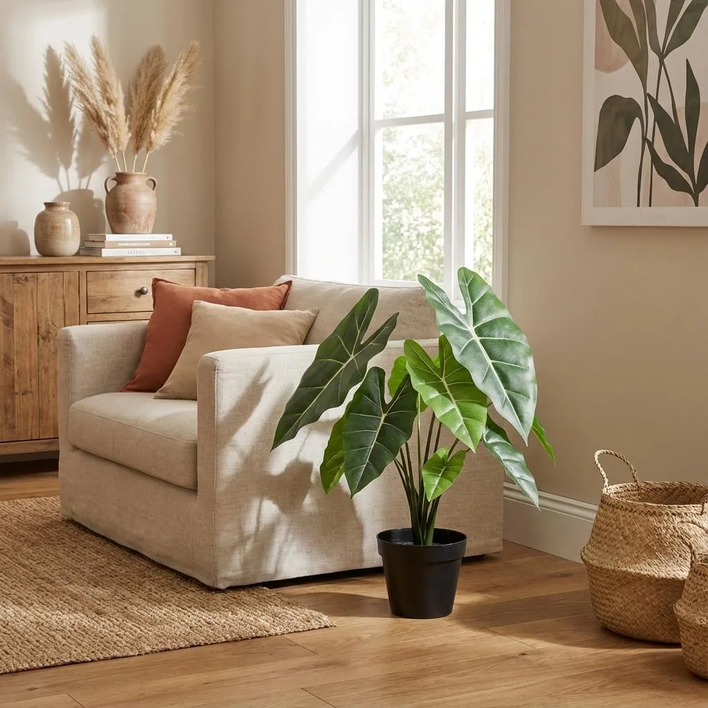 Künstliche Alocasia Polly - 40cm