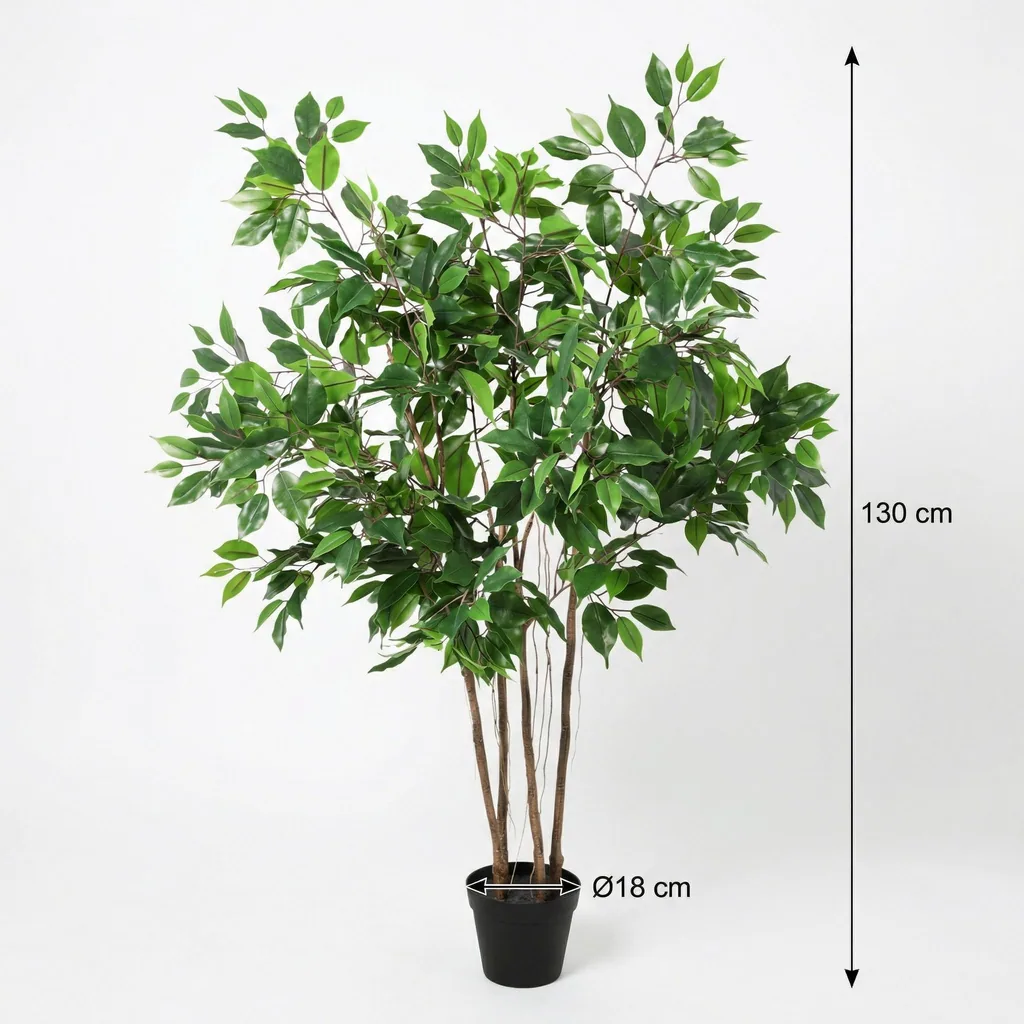 Künstlicher Ficus Benjamina - 128cm