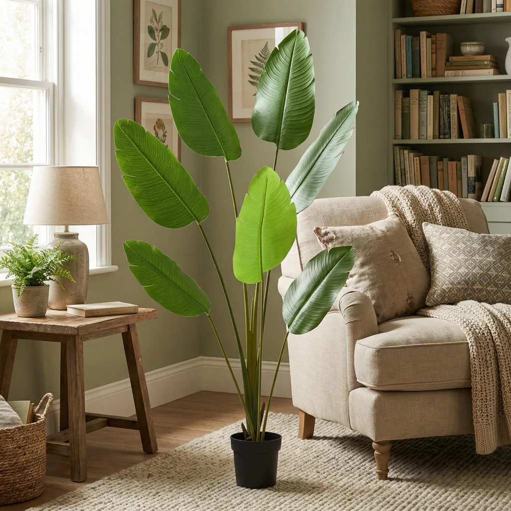 Künstliche Strelitzia Nicolai - 170 cm