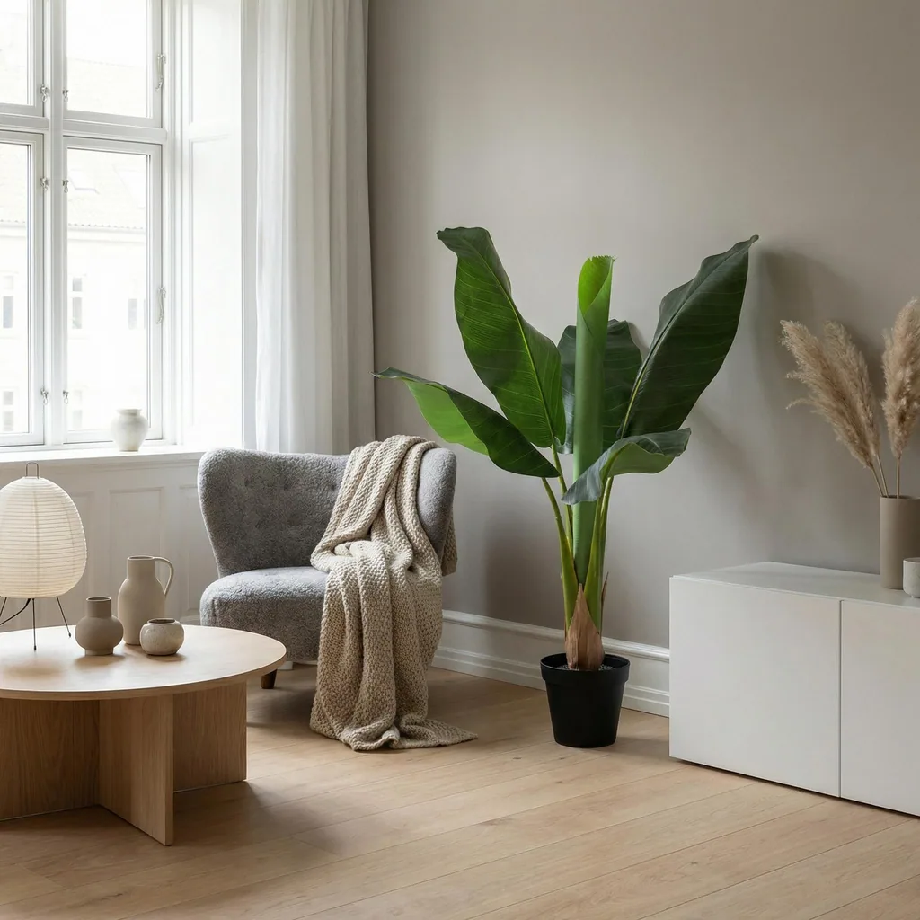 Kunst-Bananenpflanze Musa - 80 cm