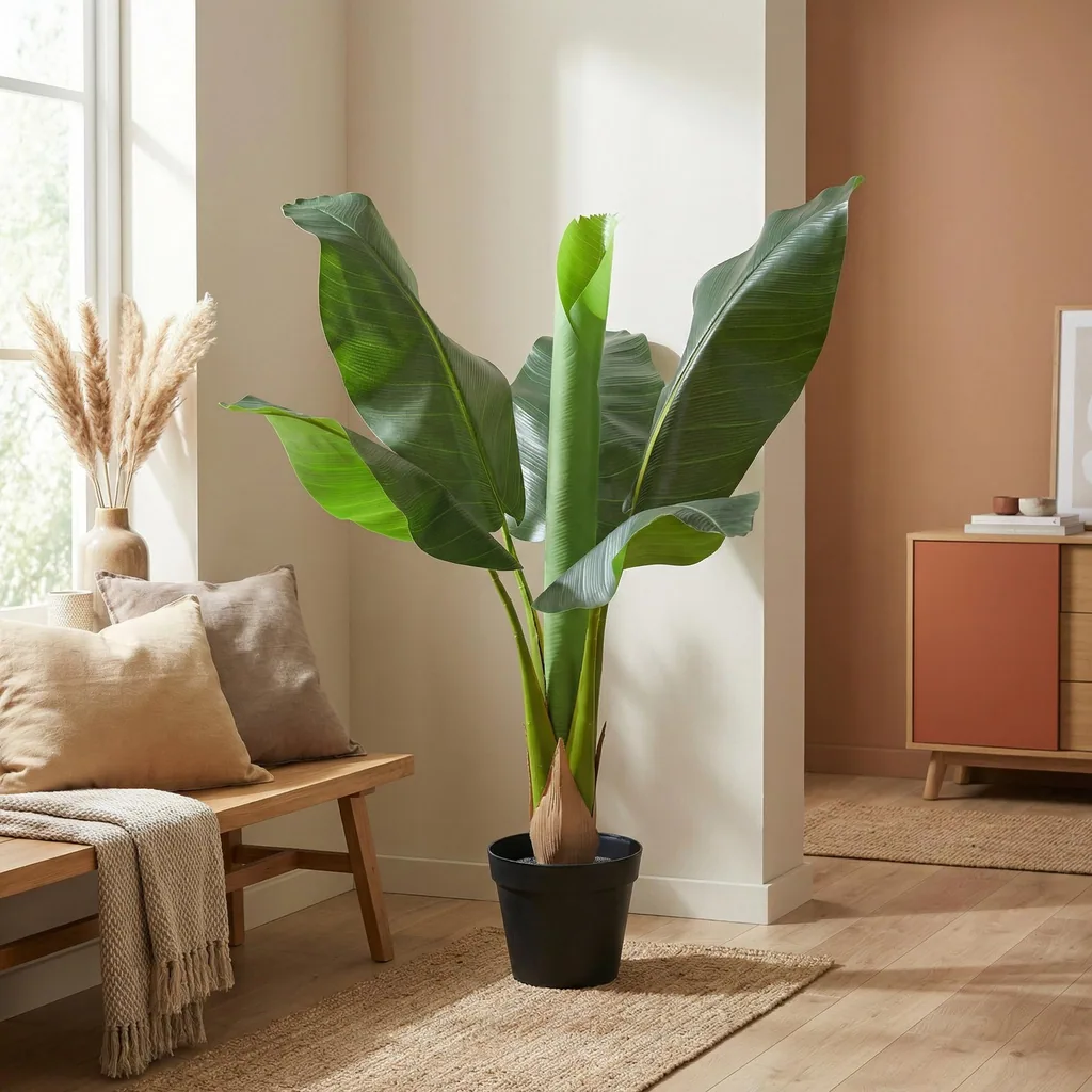 Kunst-Bananenpflanze Musa - 80 cm