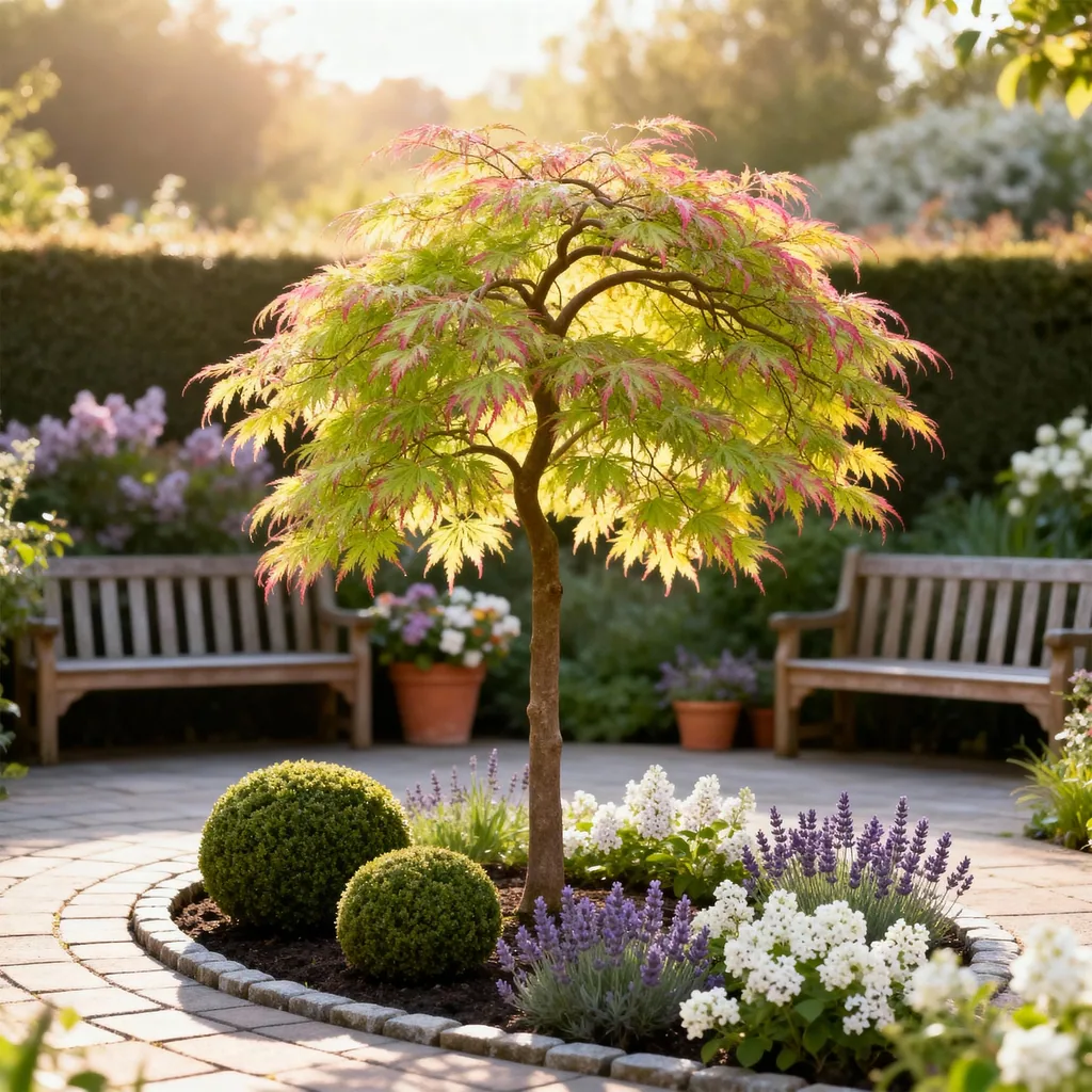 Fächerahorn 'Little Princess' (Acer palmatum) – winterharter Zierstrauch, Topf-Ø 12 cm, Höhe ca. 35 cm