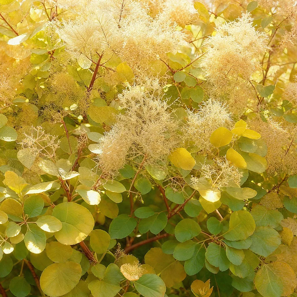 Perückenstrauch 'Golden Spirit' (Cotinus coggygria) – winterharter Zierstrauch, Topf-Ø 12 cm, Höhe ca. 35 cm