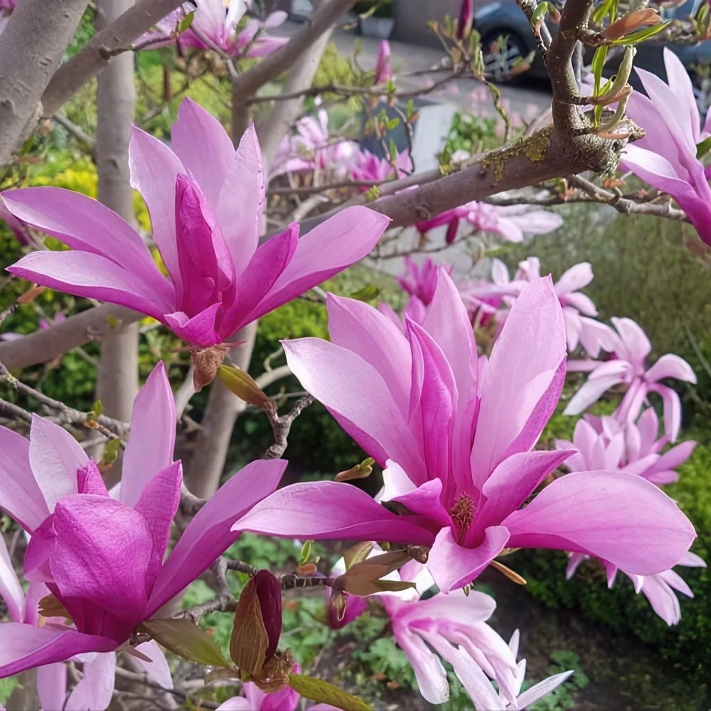 Magnolie 'Susan' (Magnolia) – winterhartes Ziergehölz, Topf-Ø 12 cm, Höhe ca. 30 cm