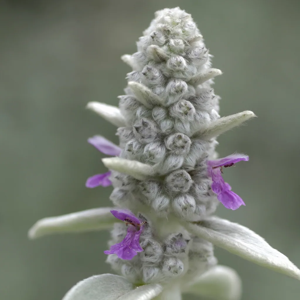 Wollziest 12er-Set (Stachys byzantina) – winterharte Bodendecker-Staude, Topf-Ø 9 cm, Höhe ca. 25 cm