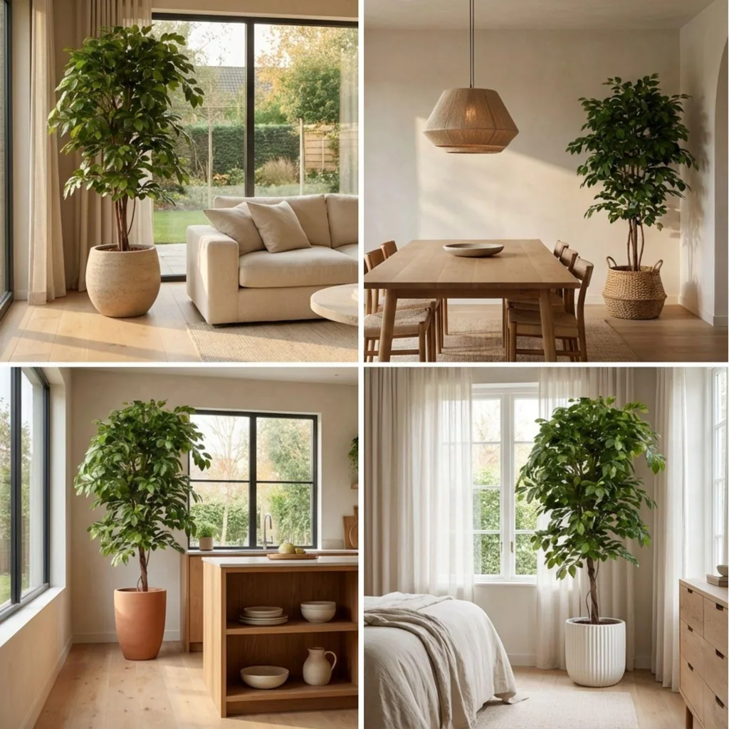Ficus Deluxe Ranke Kunstbaum - 140 cm - Kunstpflanze - Künstliche Pflanze
