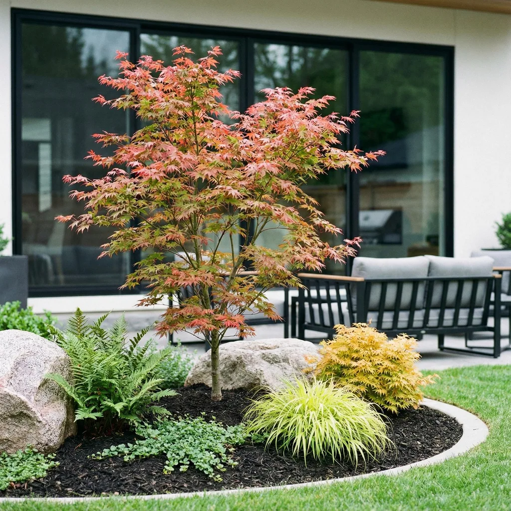 Fächerahorn 'Beni Maiko' (Acer palmatum) – winterharter Zierstrauch, Topf-Ø 26 cm, Höhe ca. 90 cm