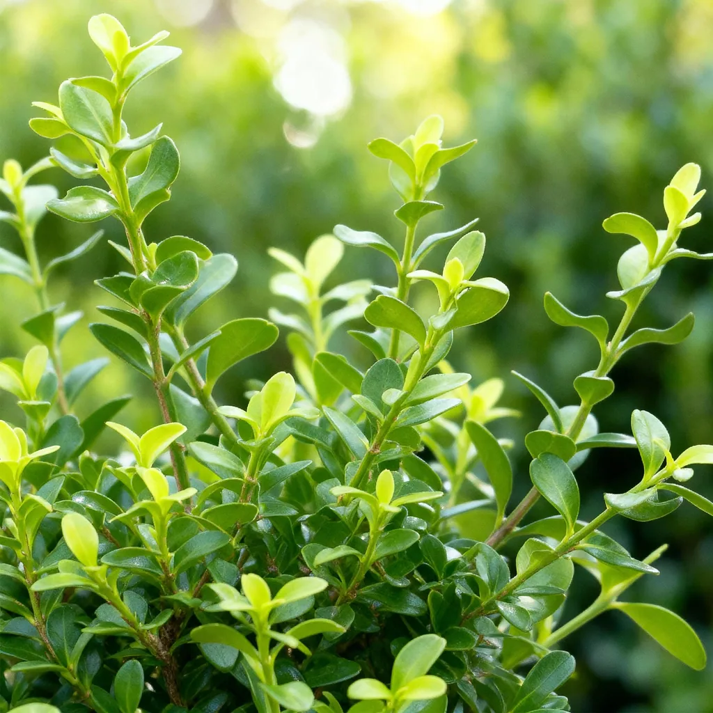 Buchsbaum 'Babylon Beauty' 8er-Set (Buxus) – winterharter immergrüner Strauch, für Hecken, Topf-Ø 9 cm