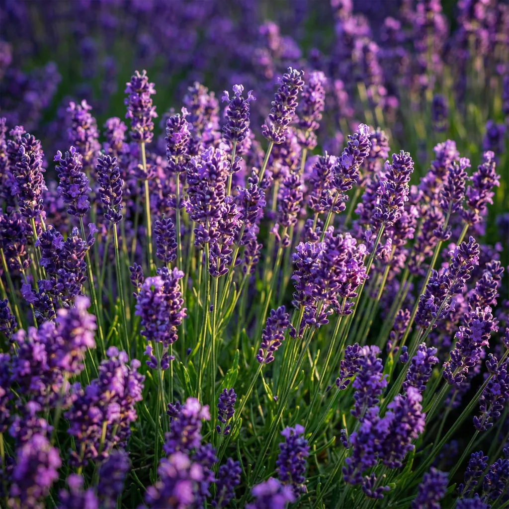 Echter Lavendel 'Munstead' 9er-Set (Lavandula angustifolia) – winterharte Duftpflanze, Topf-Ø 12 cm, Höhe ca. 15–25 cm