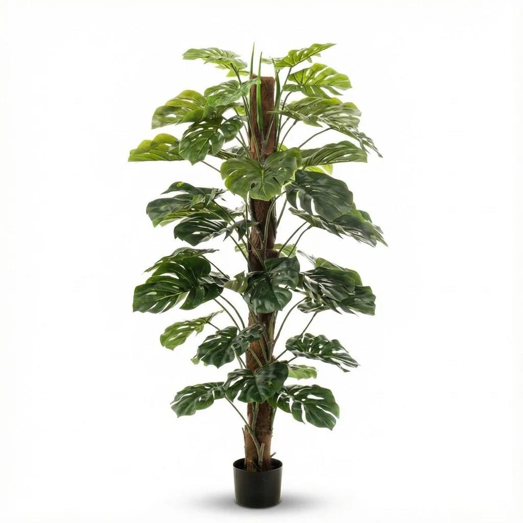 Monstera am Stamm 150 cm - Kunstpflanze
