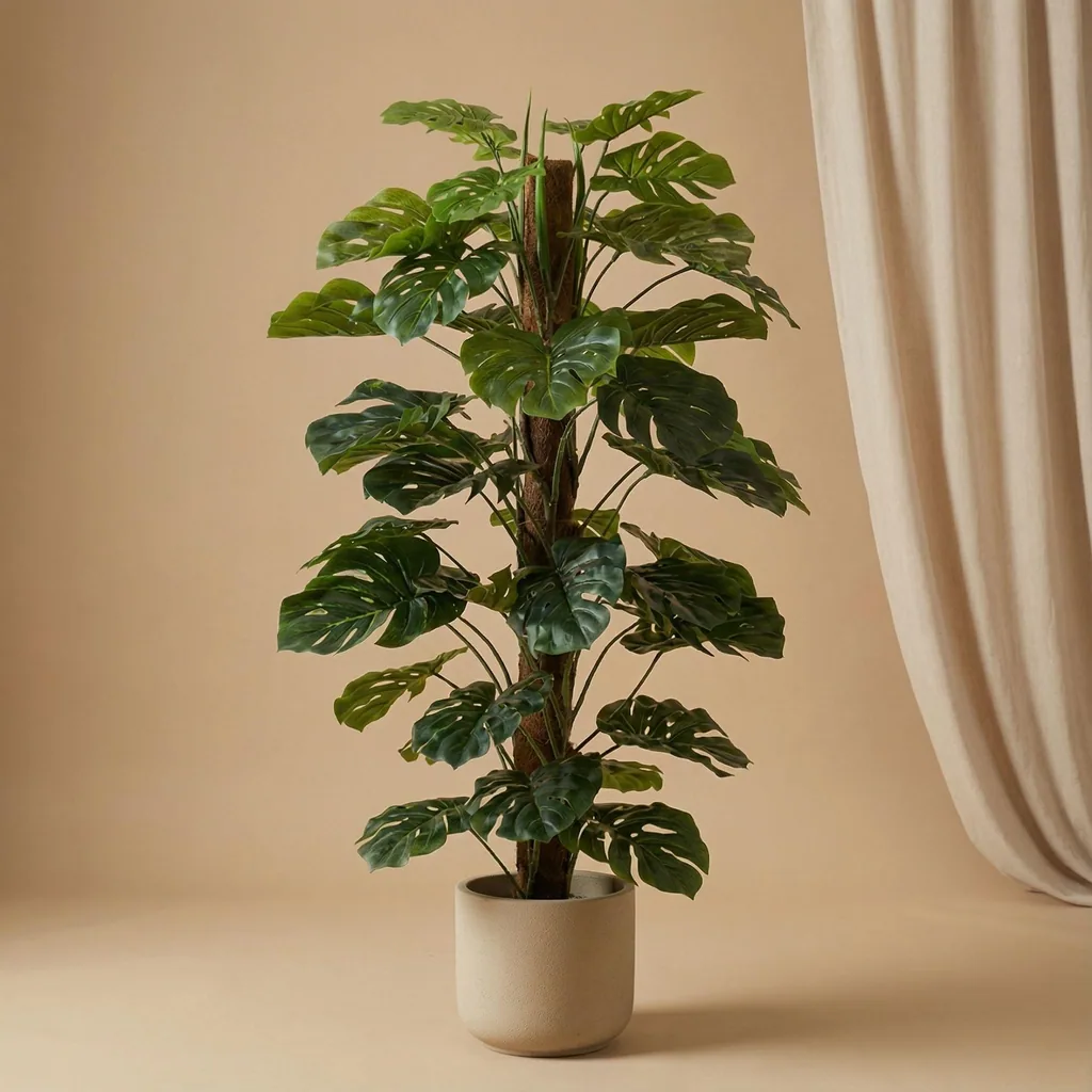 Monstera am Stamm 150 cm - Kunstpflanze