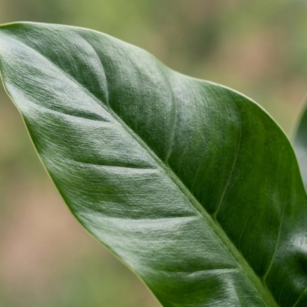 Baumfreund 'Imperial Green' (Philodendron) – pflegeleichte Zimmerpflanze, im Dekokorb, Topf-Ø 19 cm, Höhe ca. 65 cm