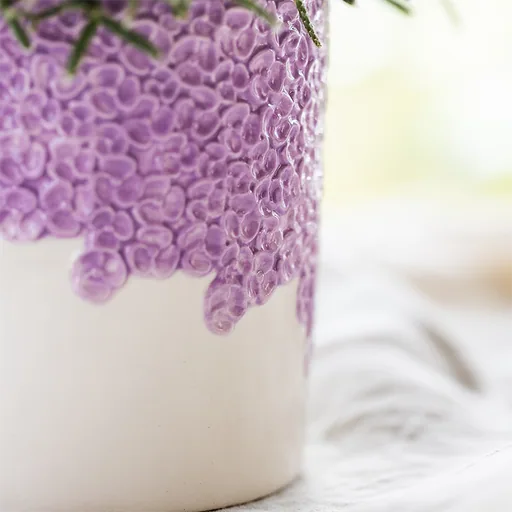 Kolibri Home | Bloom Ziertopf - Lila - Topf-Ø 9 cm