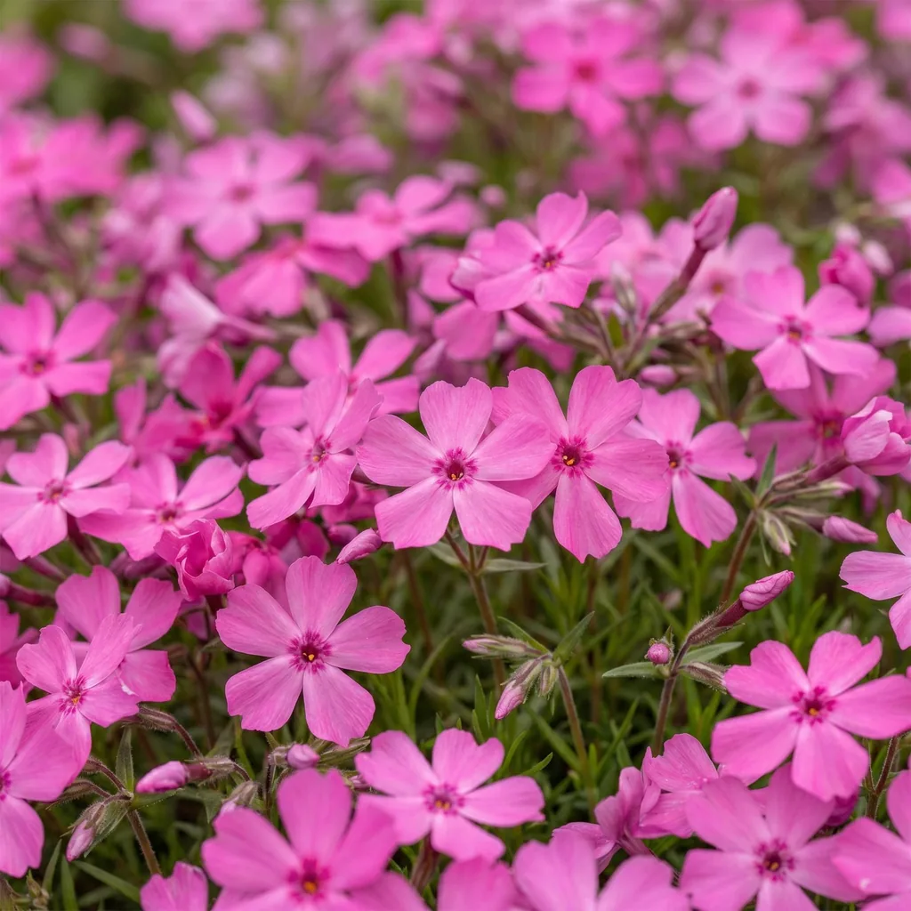Flammenblume 'MacDaniel's Cushion' 3er-Set (Phlox) – winterharte Staude, Topf-Ø 11 cm, Höhe ca. 15–25 cm