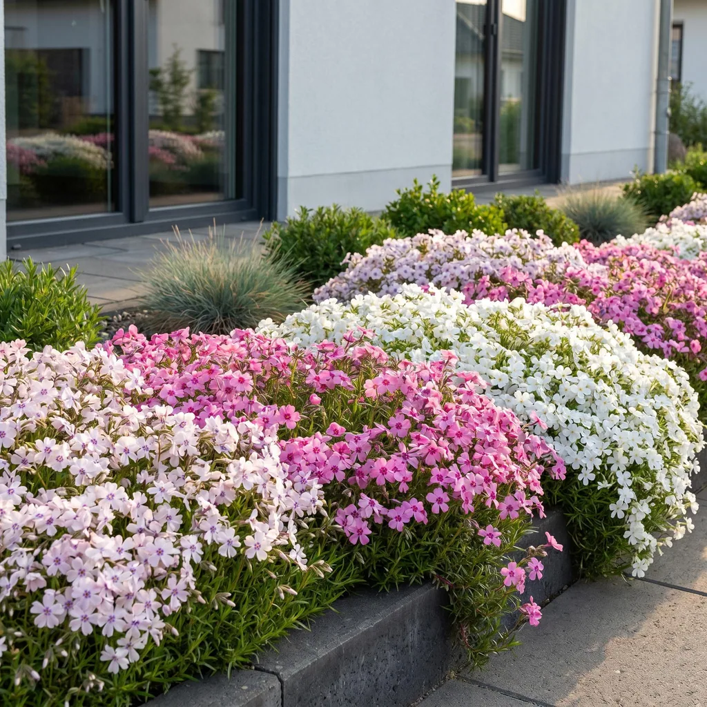 Flammenblume Farbmix 24er-Set (Phlox) – winterharte Staude, Topf-Ø 11 cm, Höhe ca. 15–25 cm